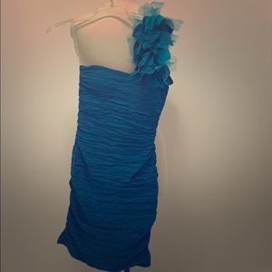 Daisy One shoulder cocktail dress